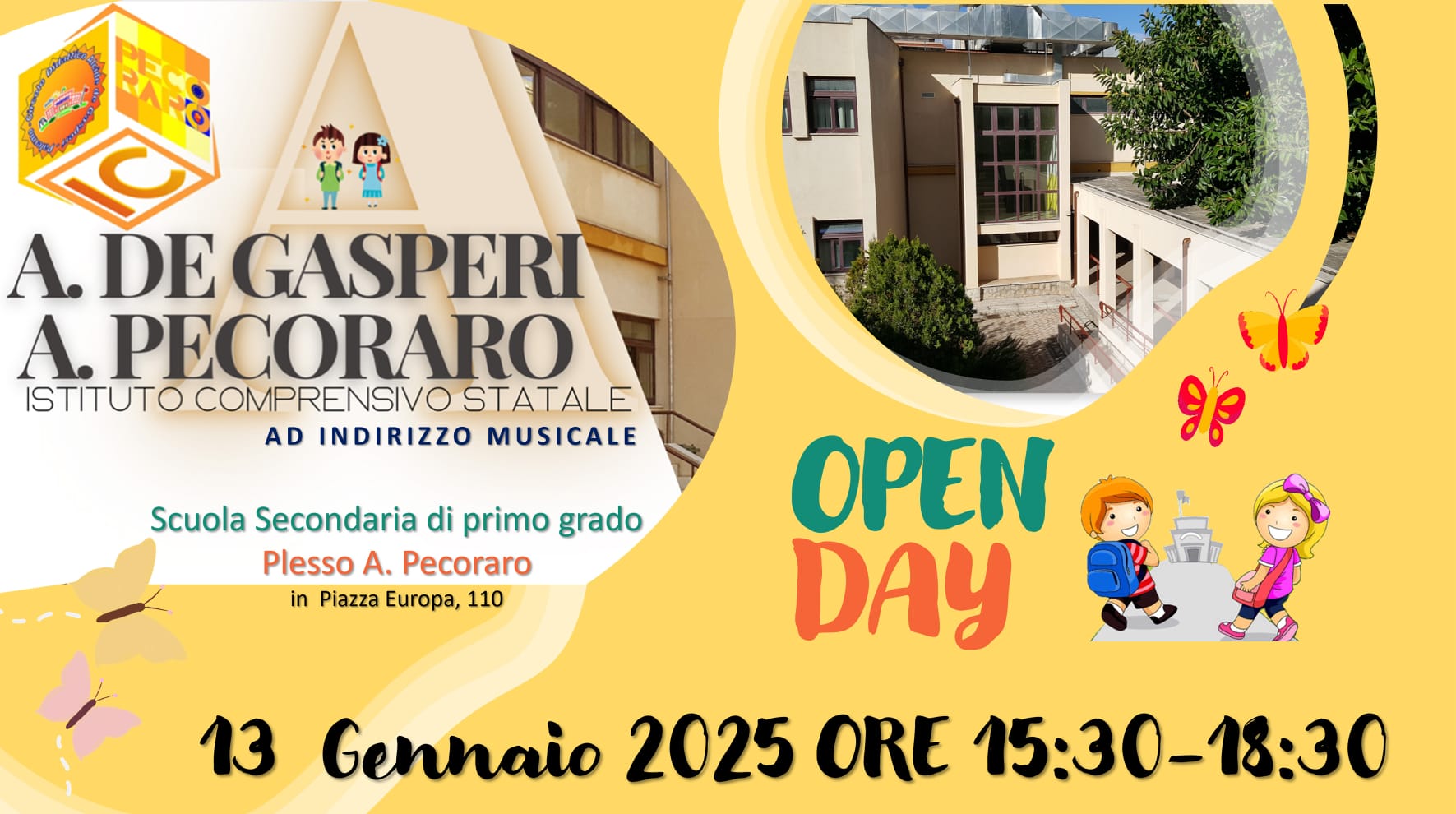 OPEN DAY–13 Gennaio